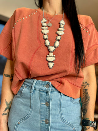 Russet Wrangler Top