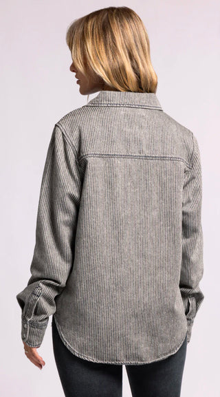 Pippin Jacket- Black Stripe