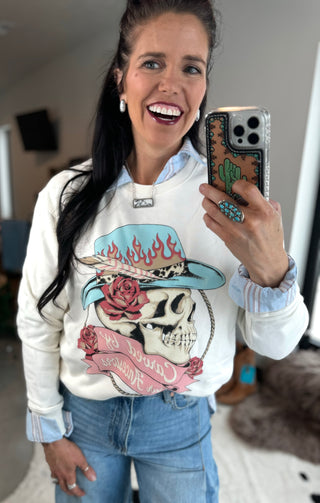 Carved Crewneck