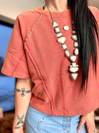 Russet Wrangler Top