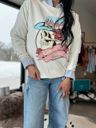 Carved Crewneck