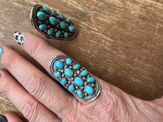 Turquoise Oval Ring-Paige Wallace Designs