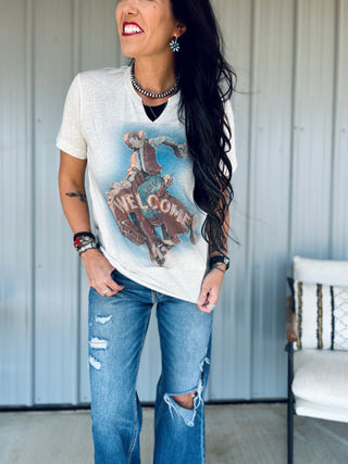 Welcome Cowboy Tee