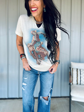 Welcome Cowboy Tee