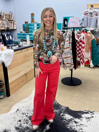 Raven Red Pant