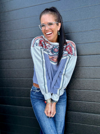 Wallabee Western Crewneck