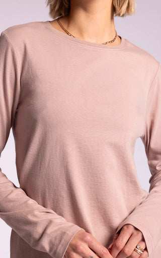 Grayson Tee- Mauve Mist