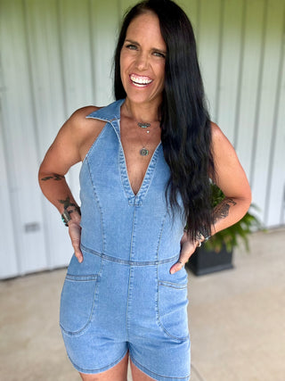 Dryland Denim Romper