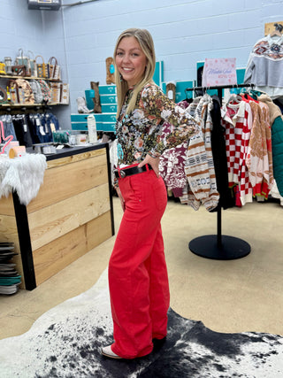 Raven Red Pant