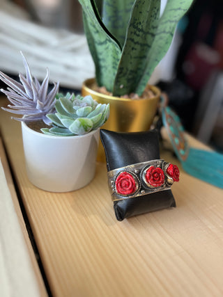 Rosie Rosette Cuff - Paige Wallace Designs