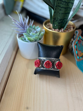 Rosie Rosette Cuff - Paige Wallace Designs