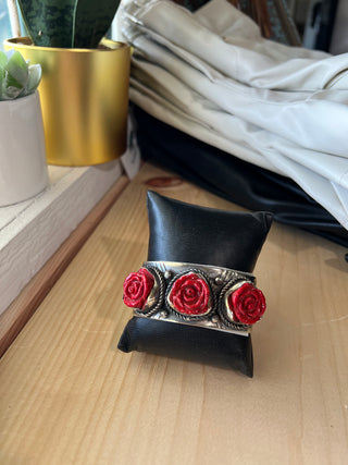 Rosie Rosette Cuff - Paige Wallace Designs