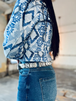 Blue Bird Aztec Jacket