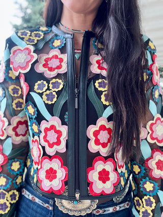 Art Deco Leather Jacket
