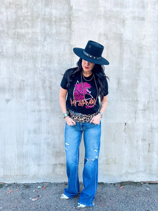 The Cosmic Cowgirl Charlie 1 Horse Hat - Black