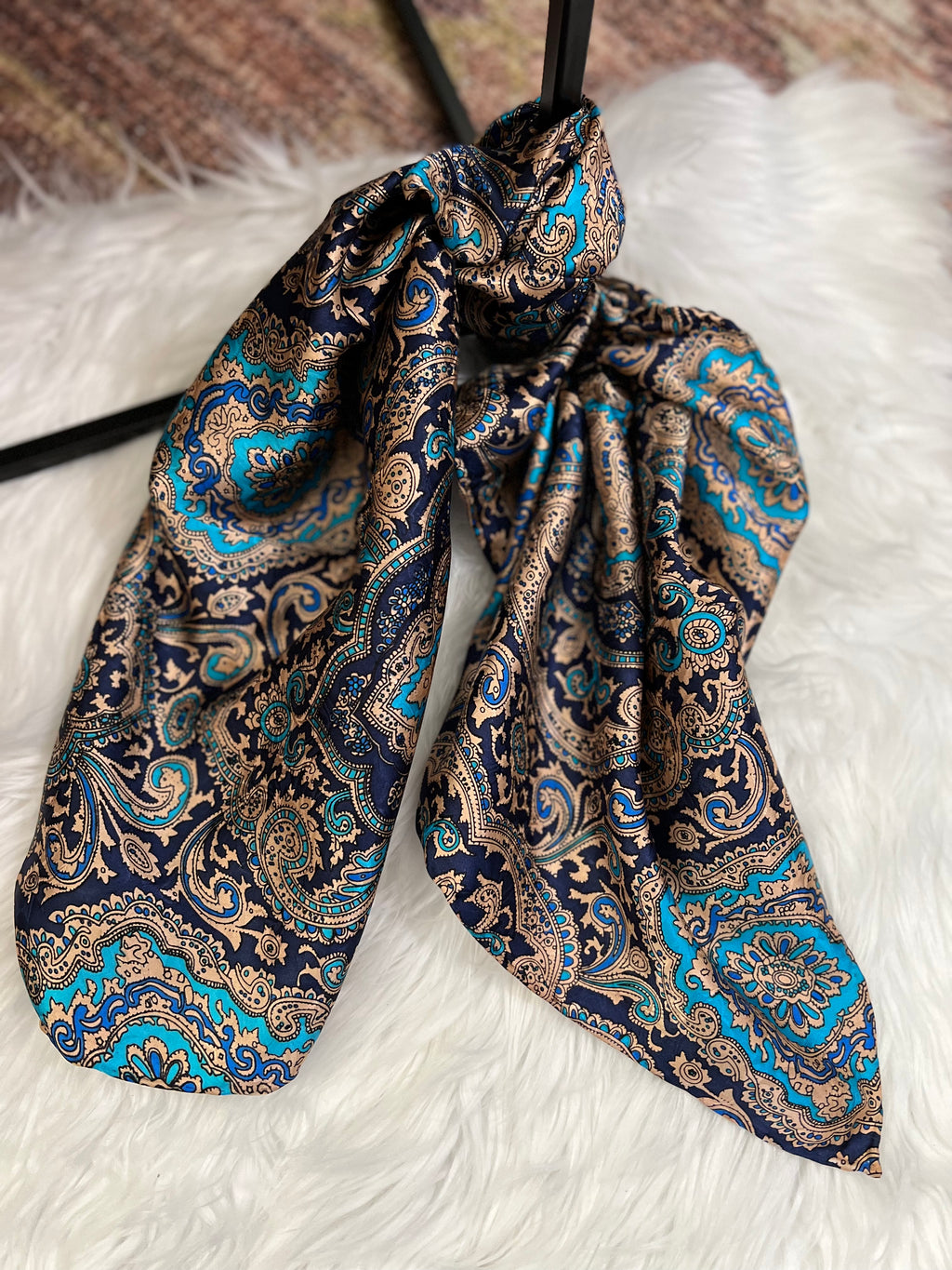 Paisley Silk Scarf