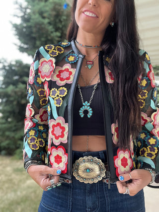Six Shooter Concho Belt