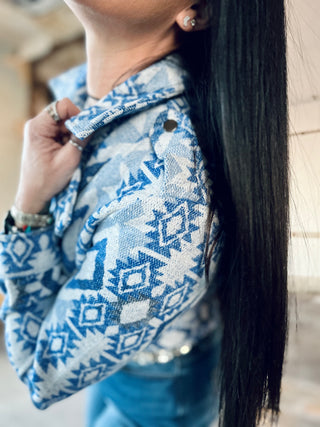 Blue Bird Aztec Jacket
