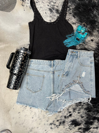 Cornell Crystal Shorts