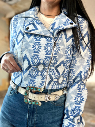 Blue Bird Aztec Jacket