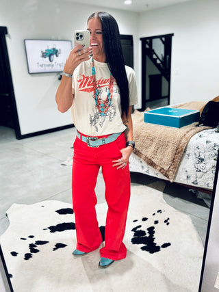 Raven Red Pant