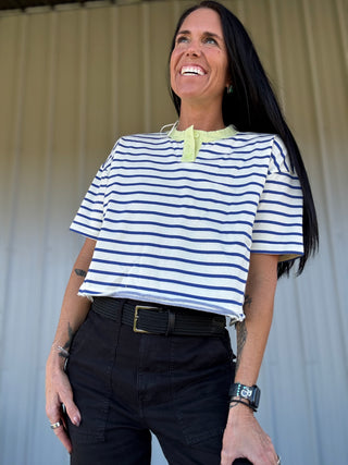 Saylor Stripe Henley