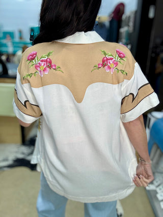 Worthington Embroidered Top