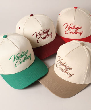 Vintage Cowboy Ballcap