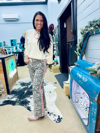 Fresno Leopard/Heart Pant