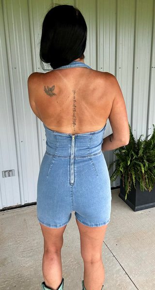 Dryland Denim Romper