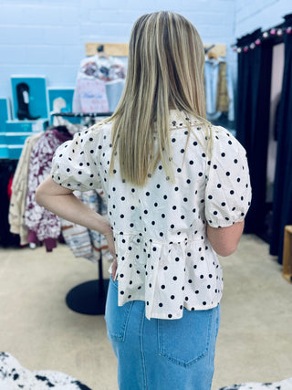 Pretty Polka Top