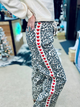 Fresno Leopard/Heart Pant