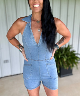 Dryland Denim Romper