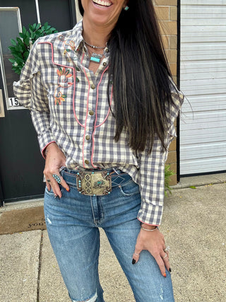 Sonora Gingham Top