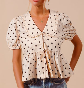 Pretty Polka Top