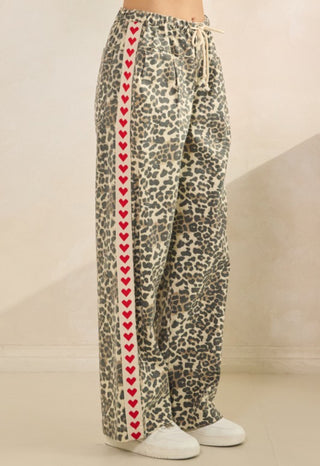 Fresno Leopard/Heart Pant