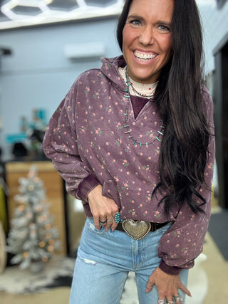 Fairville Floral Hoodie