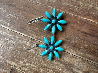 Turquoise Starburst Ears- Paige Wallace Designs