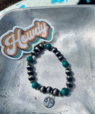 Navajo and Turquoise Bracelet