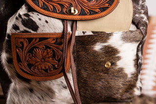 The Taos Cowhide Backpack