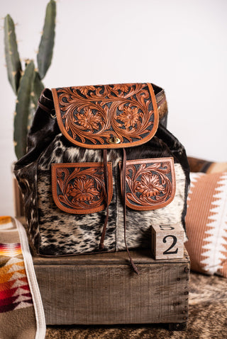 The Taos Cowhide Backpack
