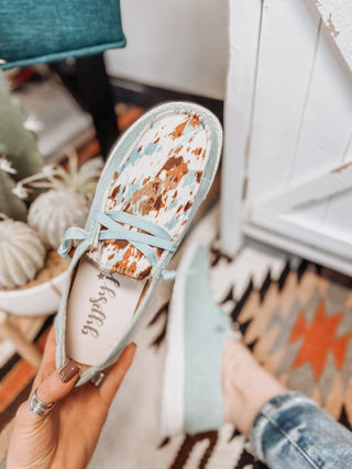 The Mooma Sneaker - Turquoise