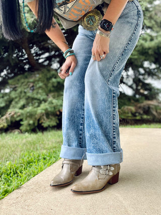 Buckled Up - Taupe