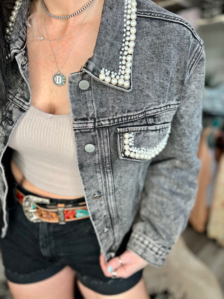 Black Pearl Jean Jacket