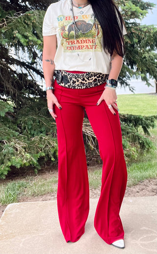 Piper Pintuck Flare- Red – The Turquoise Tractor